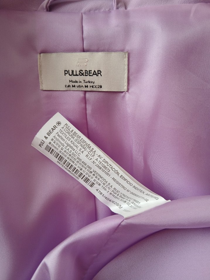 Pull&Bear Lila Blazer Ceket - Görsel 4
