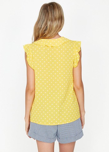 Koton Sarı Bluz - Görsel 3