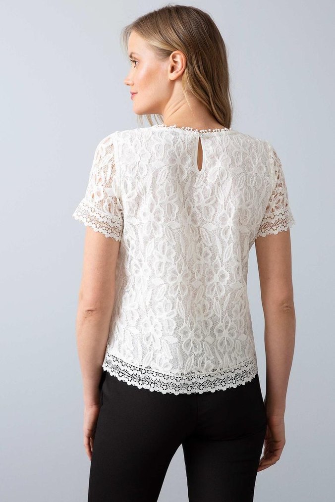 US Polo Beyaz Bluz - Görsel 4