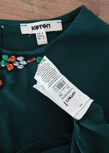 Koton Yeşil Bluz - Görsel 3