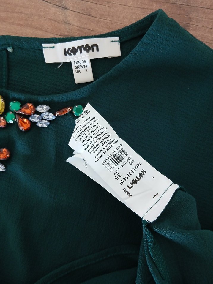 Koton Yeşil Bluz - Görsel 3