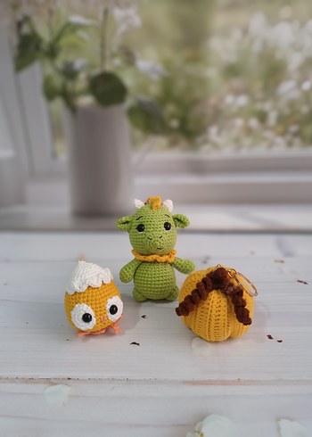 Amigurumi anahtarlıklar