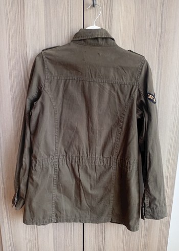 Düğmeli Gri Kadın Ceket - Görsel 2