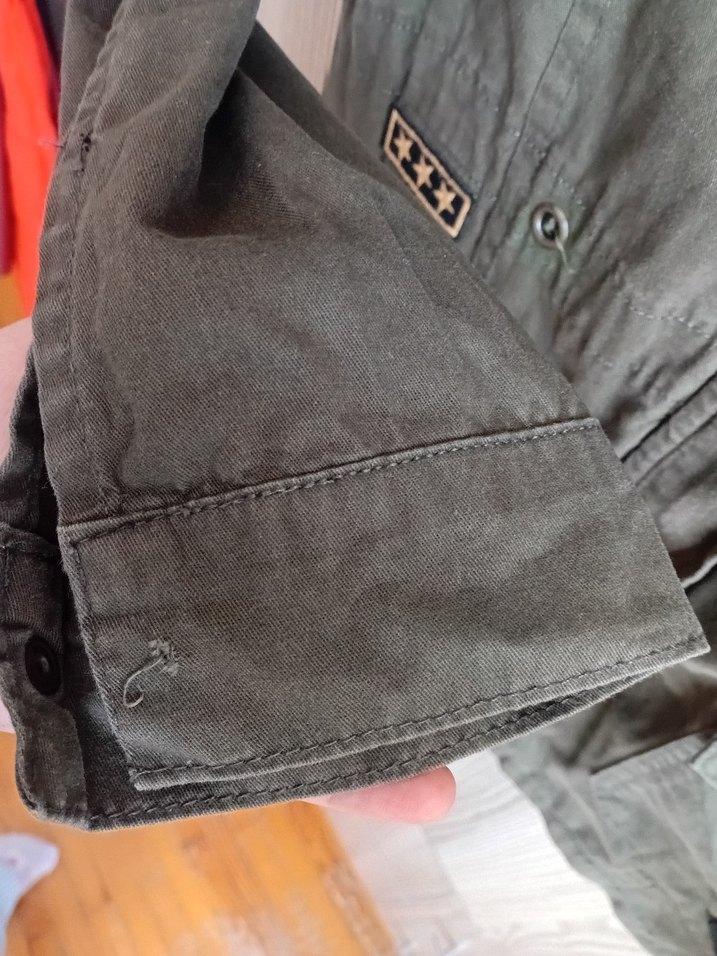 Düğmeli Gri Kadın Ceket - Görsel 4