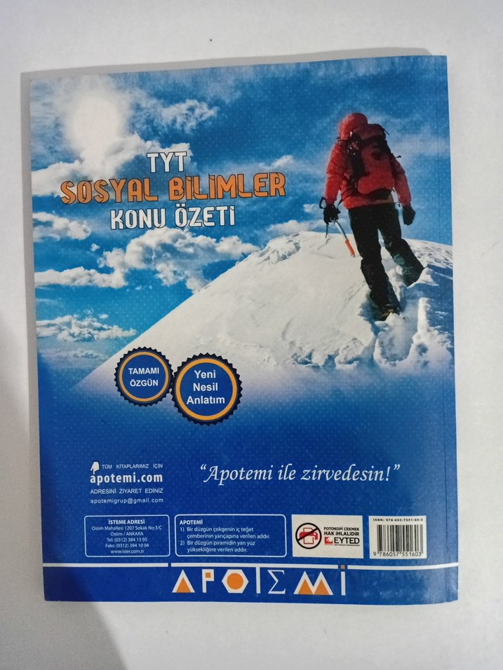TYT Sosyal Bilimler Konu Özeti Kitabı - Görsel 2