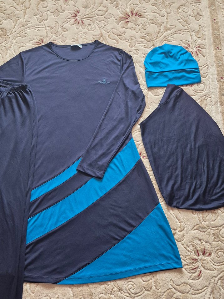 lacivert kadın haşema - Görsel 2