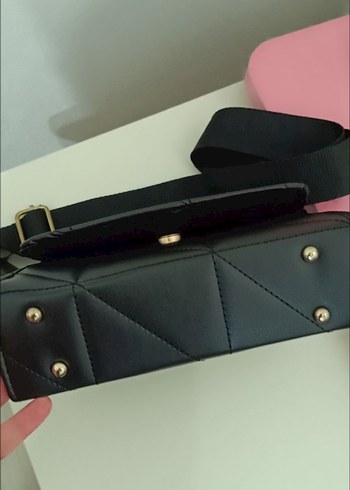 Siyah Deri Kadın Çanta - Görsel 2