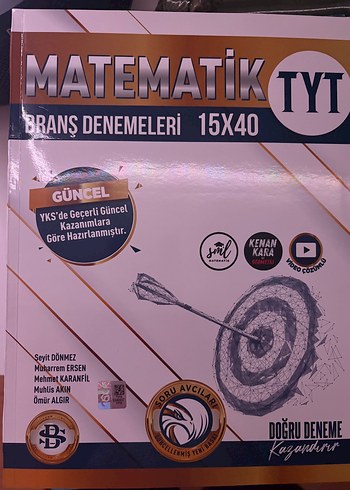 Matematik TYT Branş Denemeleri 15x40