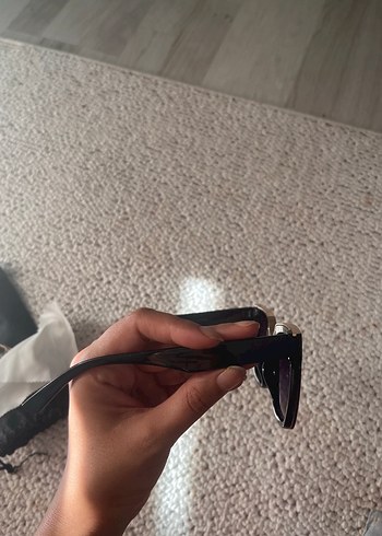 Diğer Şeffaf Siyah Minimalist Kadın Güneş Gözlüğü