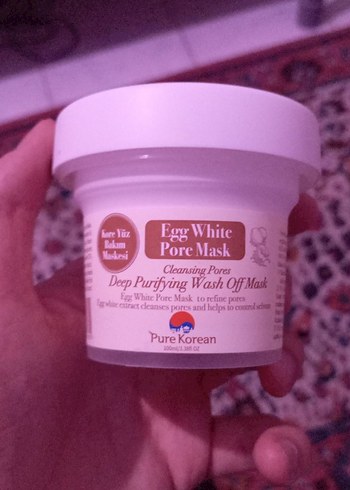 Pure Korean Yumurta Akı Gözenek Maskesi - Görsel 2