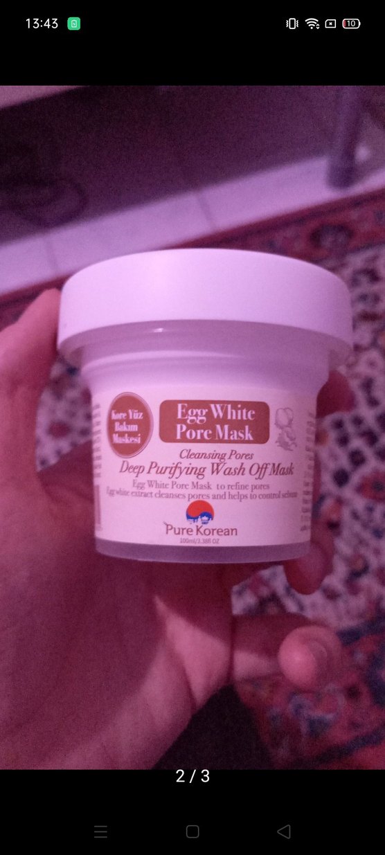 Pure Korean Yumurta Akı Gözenek Maskesi - Görsel 2