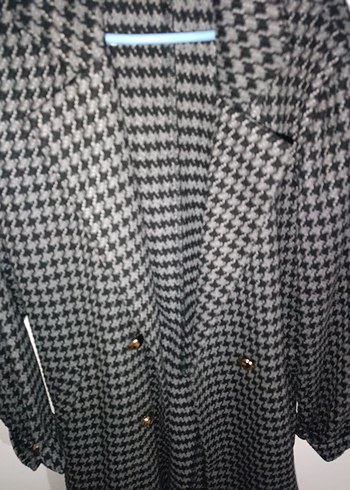 Midi Kadın pantolon uzun ceket takım kaşe 38 42 bedene uygun - Görsel 4