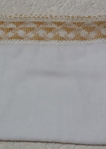 Armine Boncuk İşlemeli iğne oyası namaz örtüsü tek kenar