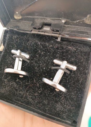 Yuvarlak Erkek Kol Düğmesi siyah yada lacivert renk seçeneği ile - Görsel 5