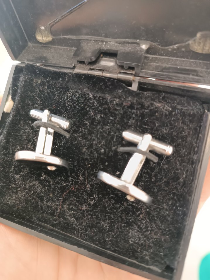 Yuvarlak Erkek Kol Düğmesi siyah yada lacivert renk seçeneği ile - Görsel 5