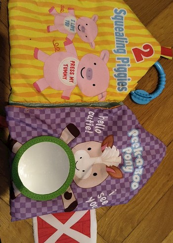 Renkli Yumuşak Bebek Kitapları ve Oyuncaklar - Görsel 3