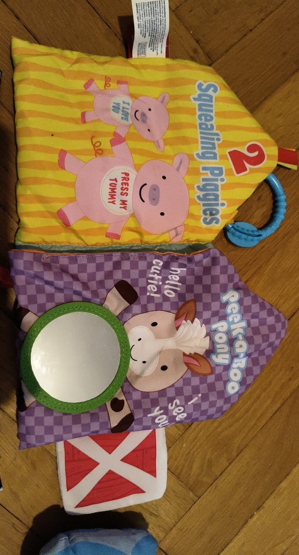 Renkli Yumuşak Bebek Kitapları ve Oyuncaklar - Görsel 3