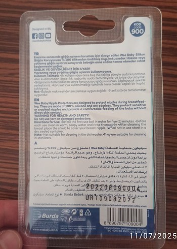 Diğer Wee Baby 2'li Silikon Göğüs Koruyucu