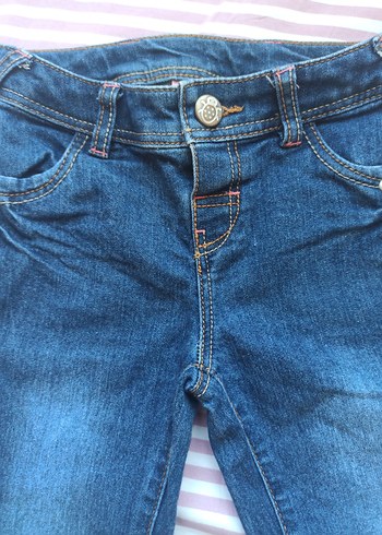 LC Waikiki kiz Çocuk Mavi Kot Pantolon