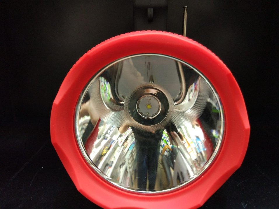 Diger Kırmızı Güneş Enerjili Bluetooth Lambası - Görsel 2