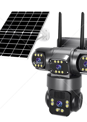 O-CAM Siyah Güneş Enerjili sim kartlı Güvenlik Kamerası
