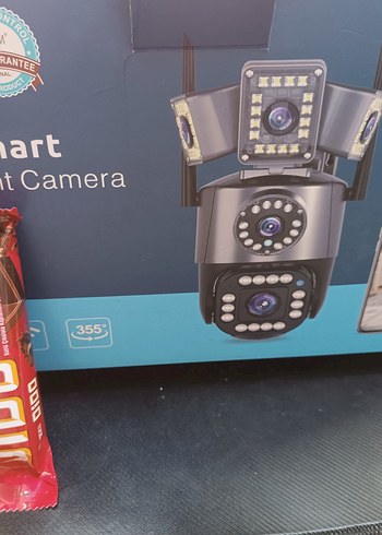 LED Işıklı Çoklu Kamera Ünitesi Siyah - Görsel 4