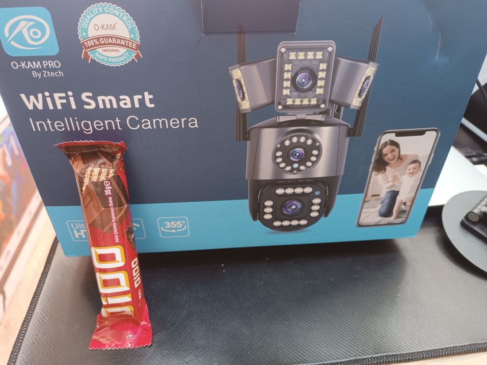 LED Işıklı Çoklu Kamera Ünitesi Siyah - Görsel 4