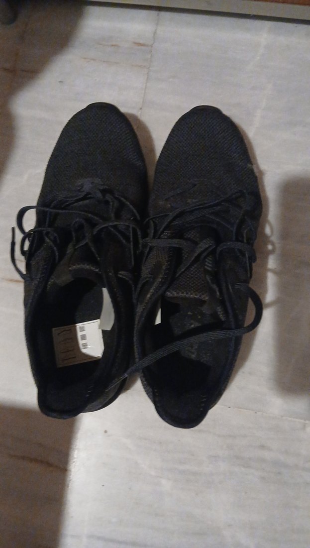 Siyah Bağcıklı Erkek Spor Ayakkabısı - Görsel 2