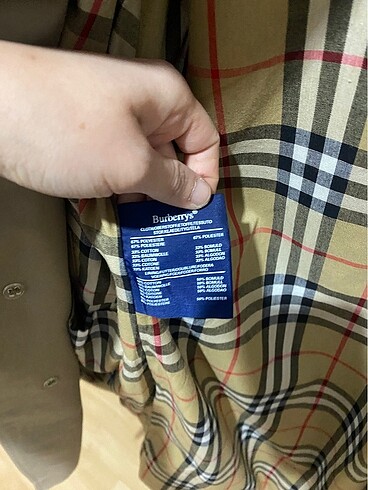 l Beden Burberry Erkek Trenckot L beden