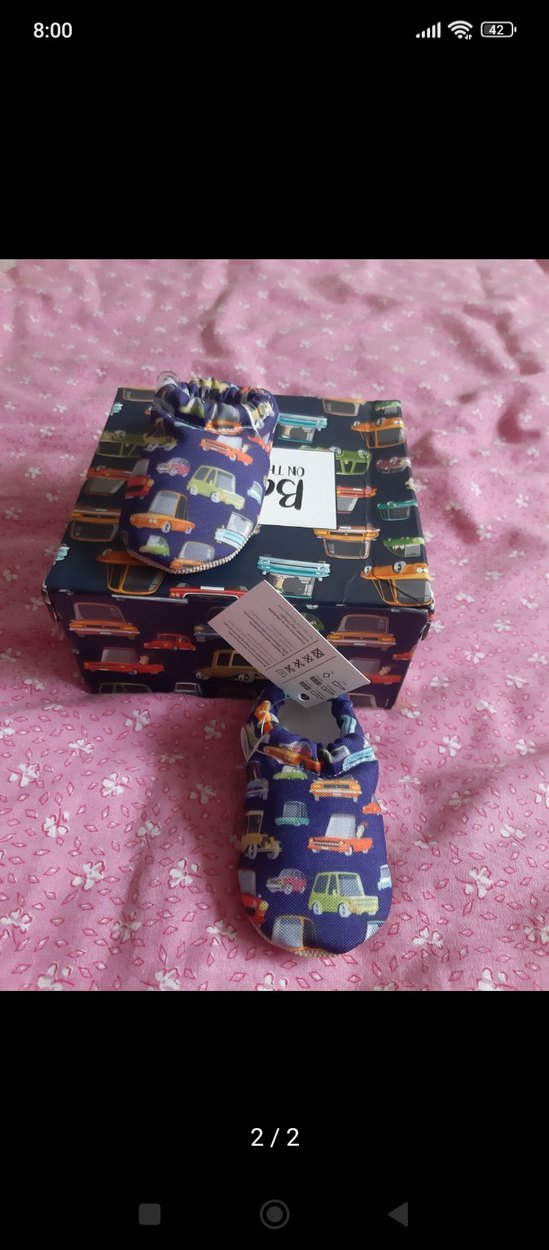 Renkli Baskılı Erkek Bebek Botu - Görsel 2