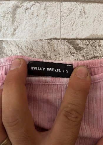 Tally Weijl Pembe Bağlama Desenli Drapeli Mini Elbise