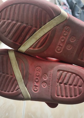 27 Beden kırmızı Renk Kırmızı Puantiyeli Kız Çocuk crocs