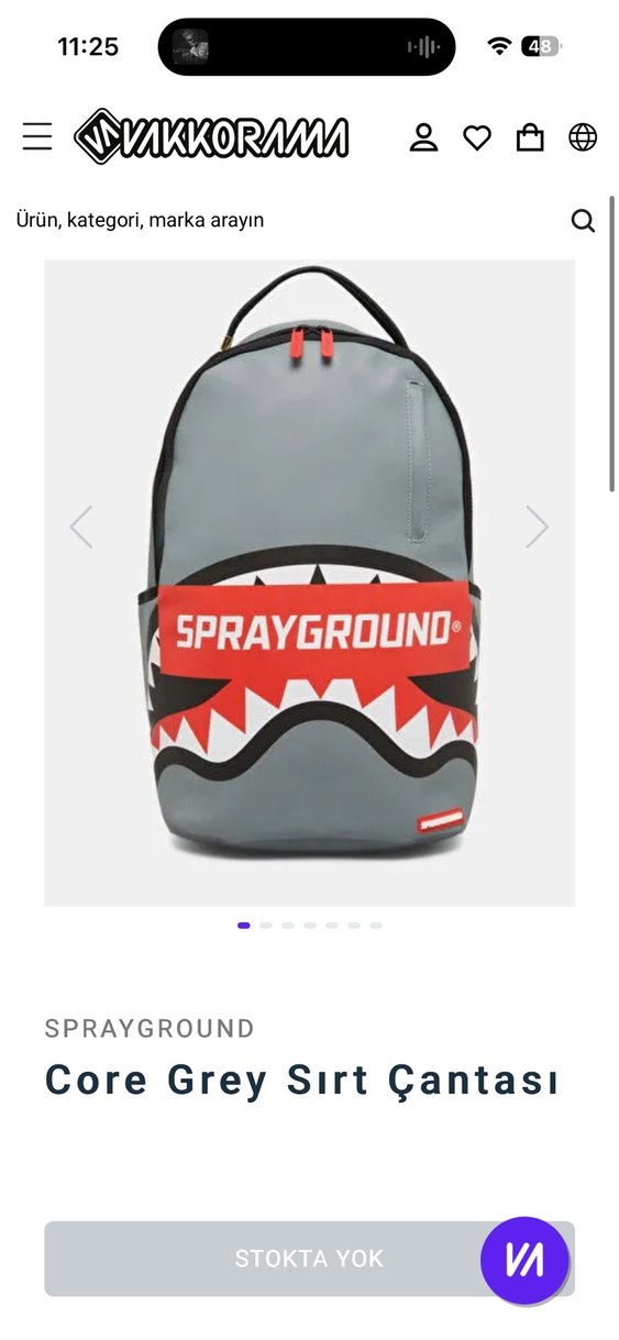 SPRAYGROUND CORE GREY - Görsel 4