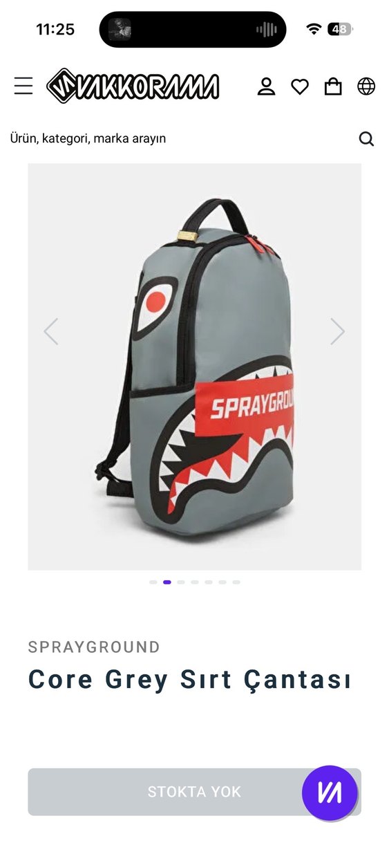 SPRAYGROUND CORE GREY - Görsel 5