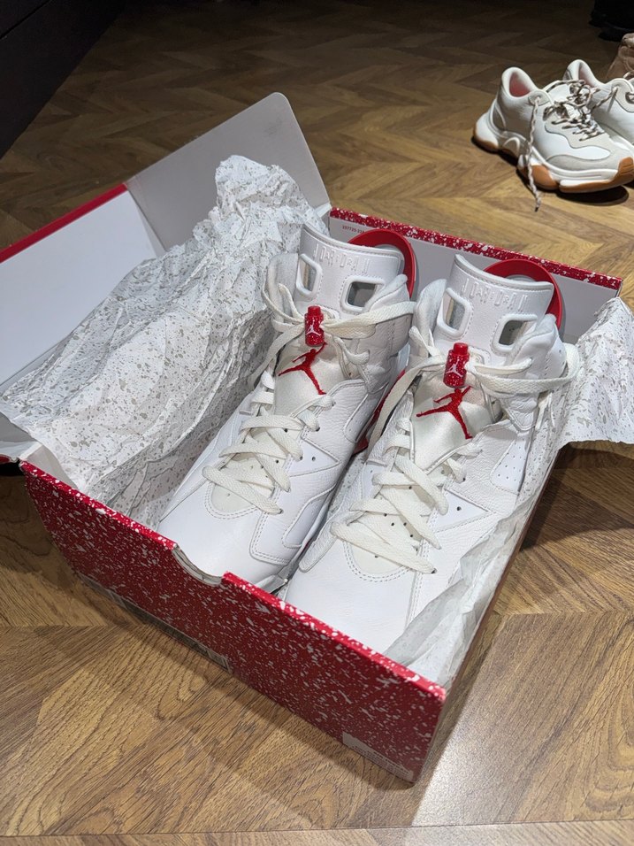 Nike Jordan 6 Retro Red Oreo - Görsel 3