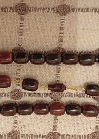 Koyu Kahverengi Bohem Erkek Tesbih - Görsel 2