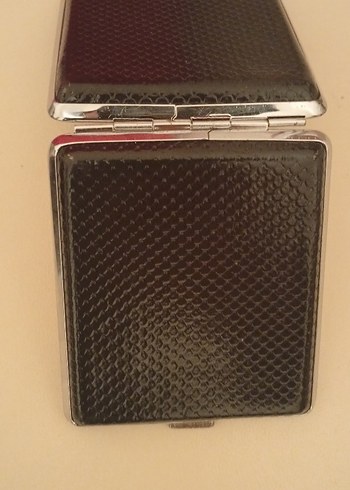 Klasik Siyah Yılan Desenli Erkek sigara tablob - Görsel 2