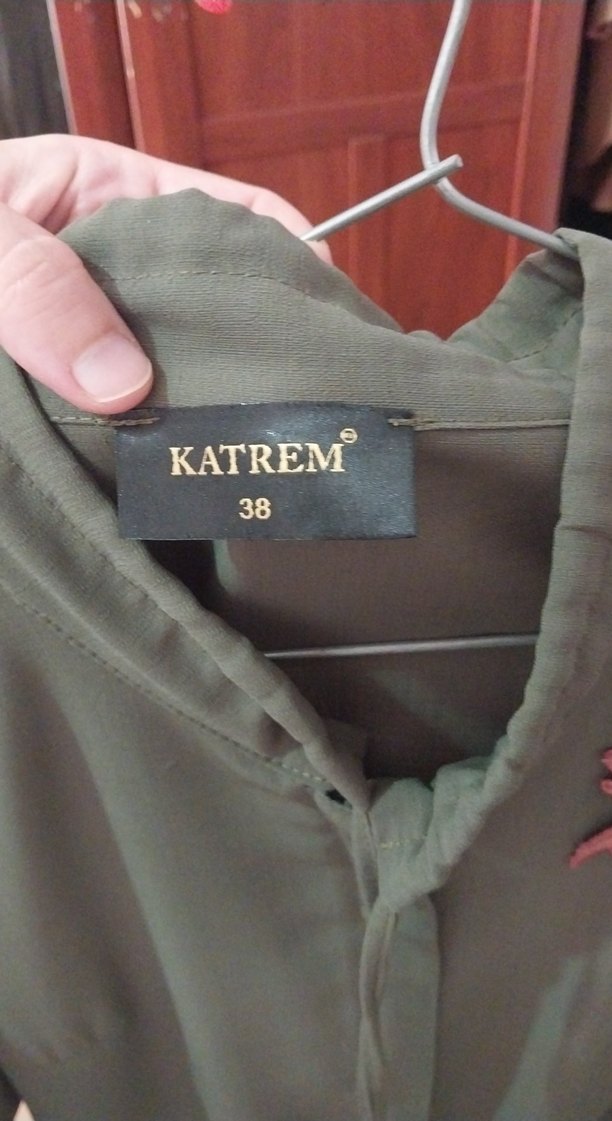 Nakışlı Salaş Haki Ferace - Görsel 2