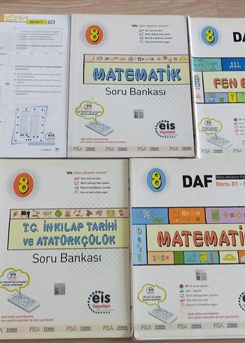 8. Sınıf Matematik ve Tarih Soru Bankaları