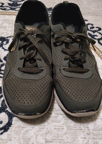 Skechers Haki Mesh Spor Ayakkabi