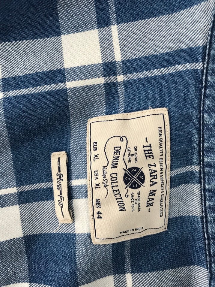 Düğmeli Kot Kadın Gömlek - Görsel 4