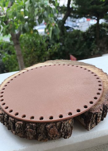 El işi kahverengi canta tabanı