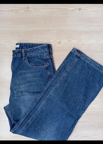 Kadın Mavi baggy Pantolon