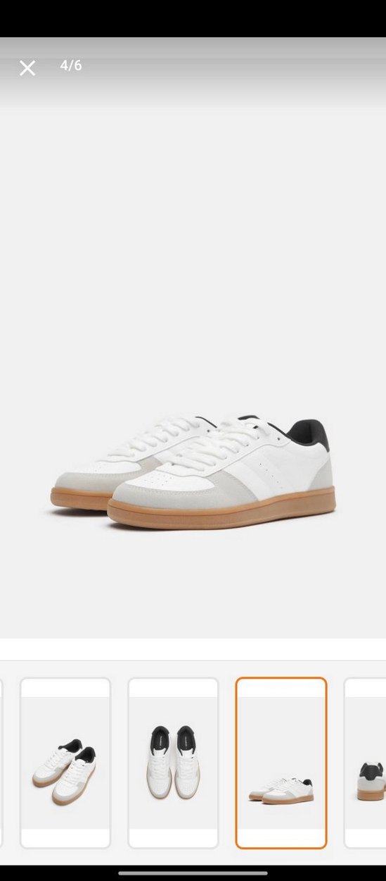 Beyaz Gri Kadın Spor Ayakkabı - Görsel 2