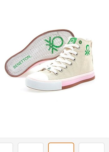 Beyaz Kadın Spor Ayakkabı  Günlük Şıklık - Görsel 3