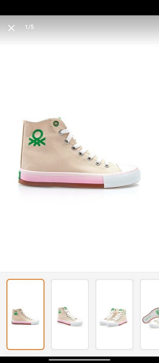 Beyaz Kadın Spor Ayakkabı  Günlük Şıklık - Görsel 2