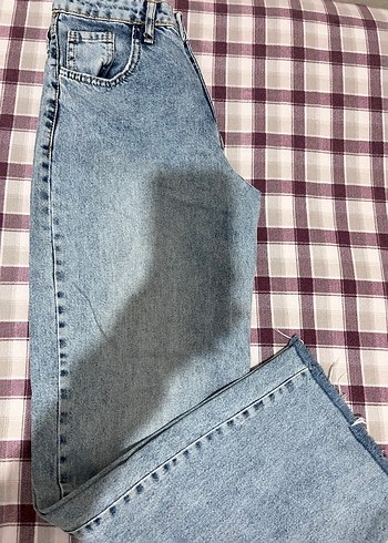 Kadın Mavi Regular Fit Denim Pantolon - Görsel 3