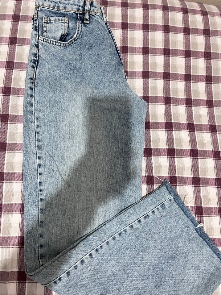 Kadın Mavi Regular Fit Denim Pantolon - Görsel 2