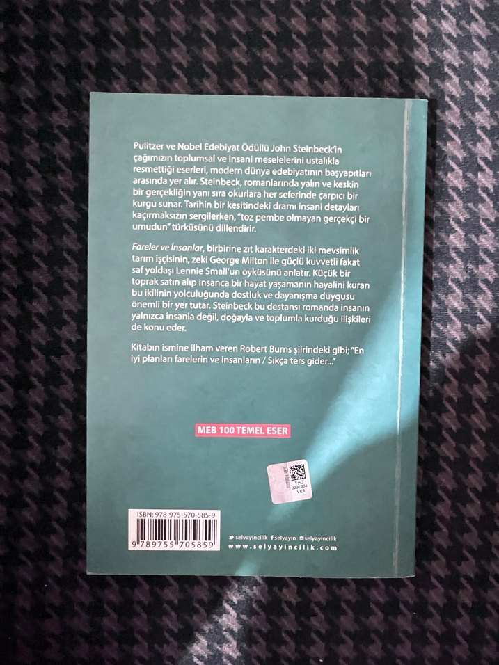 Fareler ve İnsanlar - John Steinbeck - Görsel 2