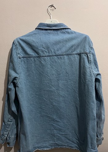 Mavi Denim Gömlek Ceket - Görsel 3